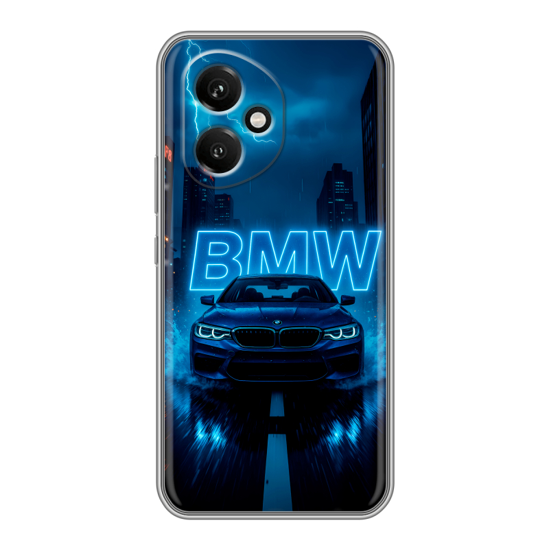 Силиконовый чехол на Honor 400 с принтом BMW БМВ Силиконовый чехол на Honor 400 с принтом BMW БМВ