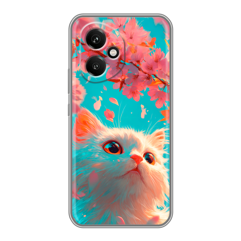 Силиконовый чехол на Honor 400 с принтом Красивый кот Силиконовый чехол на Honor 400 с принтом Красивый кот