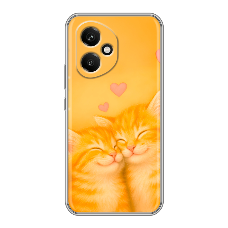 Силиконовый чехол на Honor 400 с принтом Милые котята Силиконовый чехол на Honor 400 с принтом Милые котята