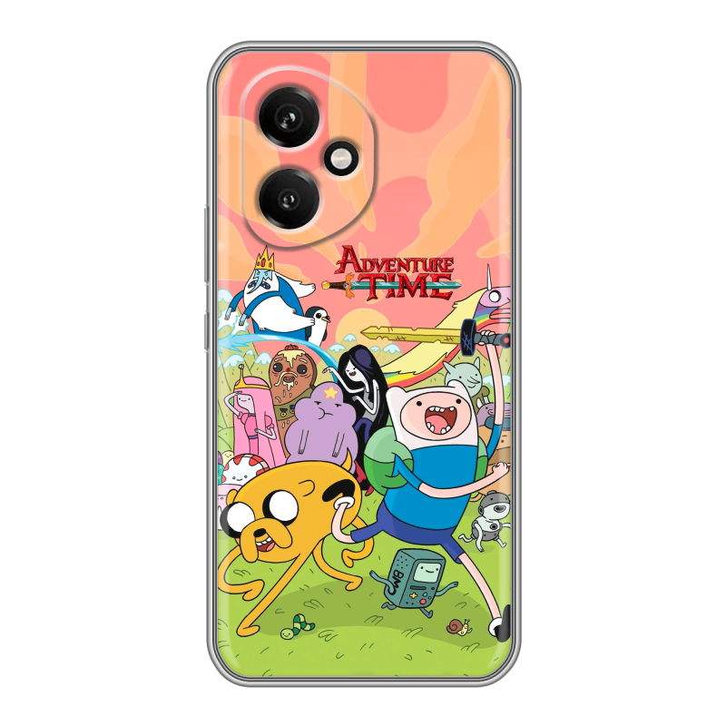 Силиконовый чехол на Honor 400 с принтом Adventure time Время приключений Силиконовый чехол на Honor 400 с принтом Adventure time Время приключений
