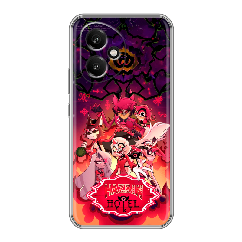 Силиконовый чехол на Honor 400 с принтом Hazbin Hotel Отель Хазбин Силиконовый чехол на Honor 400 с принтом Hazbin Hotel Отель Хазбин