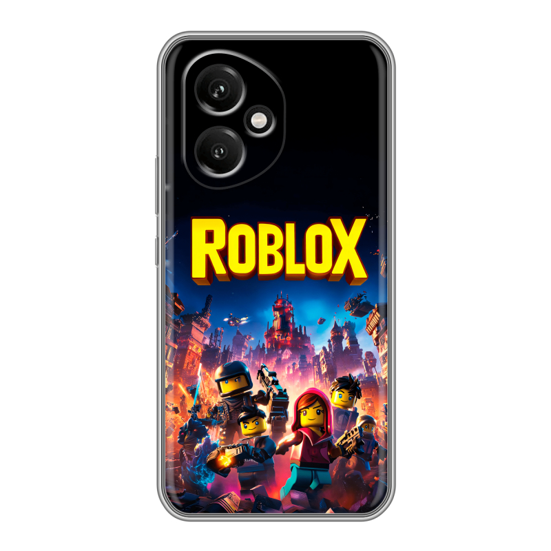 Силиконовый чехол на Honor 400 с принтом Roblox Роблокс Силиконовый чехол на Honor 400 с принтом Roblox Роблокс