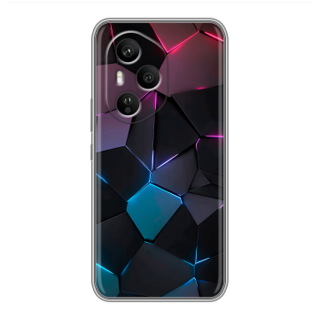 Силиконовый чехол на Honor 400 Pro с принтом Геометрия неона Силиконовый чехол на Honor 400 Pro с принтом Геометрия неона