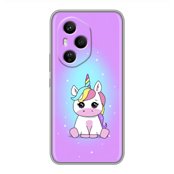 Силиконовый чехол на Honor 400 Pro с принтом Единорог Силиконовый чехол на Honor 400 Pro с принтом Единорог