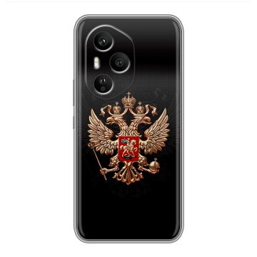 Силиконовый чехол на Honor 400 Pro с принтом Герб России Силиконовый чехол на Honor 400 Pro с принтом Герб России
