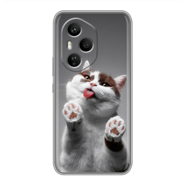 Силиконовый чехол на Honor 400 Pro с принтом Коты Силиконовый чехол на Honor 400 Pro с принтом Коты