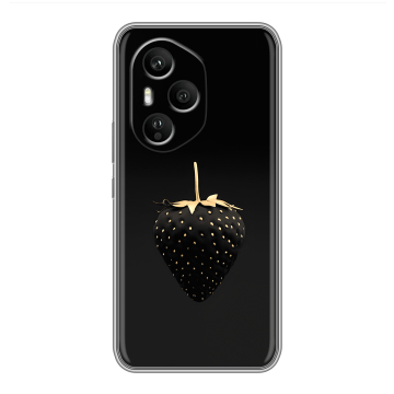 Силиконовый чехол на Honor 400 Pro с принтом Черная клубника Силиконовый чехол на Honor 400 Pro с принтом Черная клубника