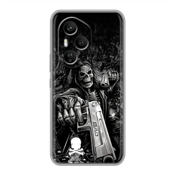 Силиконовый чехол на Honor 400 Pro с принтом Скелет Силиконовый чехол на Honor 400 Pro с принтом Скелет