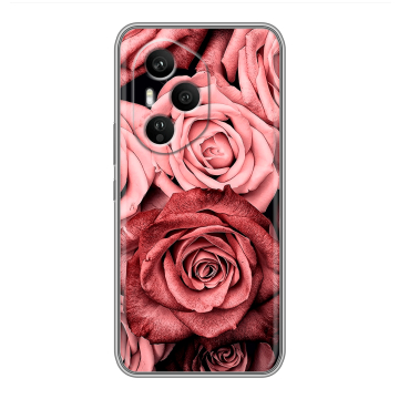 Силиконовый чехол на Honor 400 Pro с принтом Цветы розы Силиконовый чехол на Honor 400 Pro с принтом Цветы розы