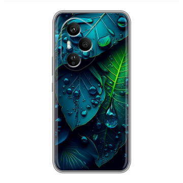 Силиконовый чехол на Honor 400 Pro с принтом Листья Силиконовый чехол на Honor 400 Pro с принтом Листья