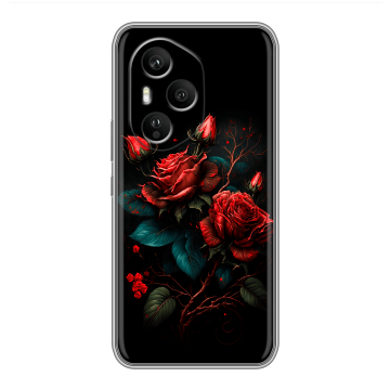 Силиконовый чехол на Honor 400 Pro с принтом Розы красные Силиконовый чехол на Honor 400 Pro с принтом Розы красные