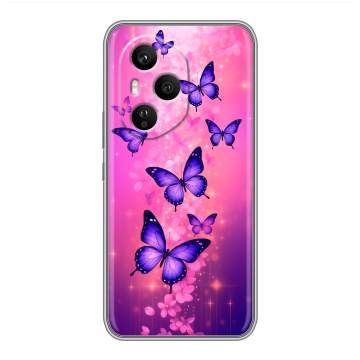 Силиконовый чехол на Honor 400 Pro с принтом Бабочки Силиконовый чехол на Honor 400 Pro с принтом Бабочки