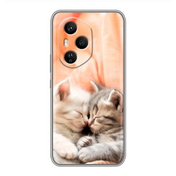Силиконовый чехол на Honor 400 Pro с принтом Котята Силиконовый чехол на Honor 400 Pro с принтом Котята