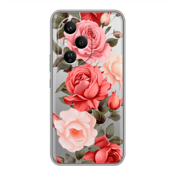 Силиконовый чехол на Honor 400 Pro с принтом Розы