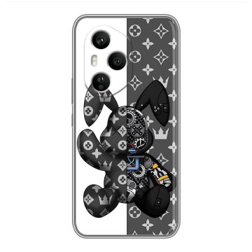 Силиконовый чехол на Honor 400 Pro с принтом Луи робот Силиконовый чехол на Honor 400 Pro с принтом Луи робот