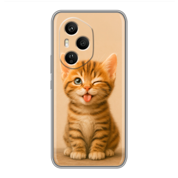 Силиконовый чехол на Honor 400 Pro с принтом котенок Силиконовый чехол на Honor 400 Pro с принтом котенок