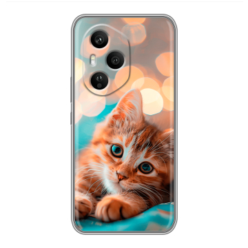 Силиконовый чехол на Honor 400 Pro с принтом котик