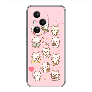 Силиконовый чехол на Honor 400 Pro с принтом Hello Kitty Хелоу Кити Силиконовый чехол на Honor 400 Pro с принтом Hello Kitty Хелоу Кити
