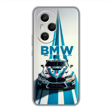 Силиконовый чехол на Honor 400 Pro с принтом БМВ BMW Силиконовый чехол на Honor 400 Pro с принтом БМВ BMW
