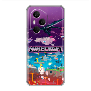 Силиконовый чехол на Honor 400 Pro с принтом Майнкрафт Minecraft Силиконовый чехол на Honor 400 Pro с принтом Майнкрафт Minecraft
