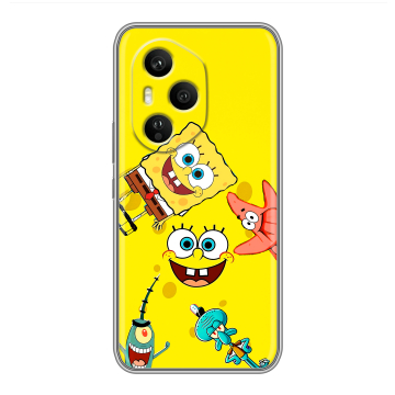 Силиконовый чехол на Honor 400 Pro с принтом Спанч боб Спанчбоб Силиконовый чехол на Honor 400 Pro с принтом Спанч боб Спанчбоб