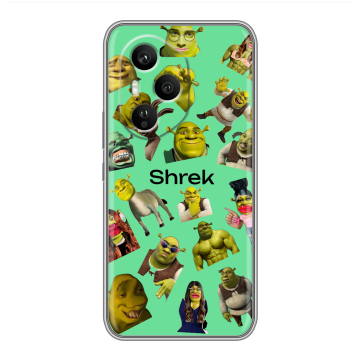 Силиконовый чехол на Honor 400 Pro с принтом Шрек Shrek