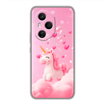 Силиконовый чехол на Honor 400 Pro с принтом Единорог Силиконовый чехол на Honor 400 Pro с принтом Единорог
