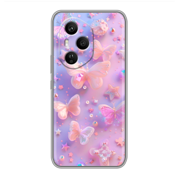 Силиконовый чехол на Honor 400 Pro с принтом Бабочки