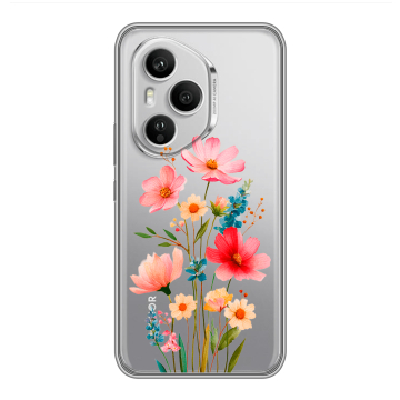 Силиконовый чехол на Honor 400 Pro с принтом Цветы