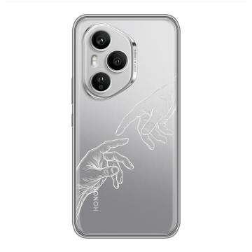 Силиконовый чехол на Honor 400 Pro с принтом Сотворение мира