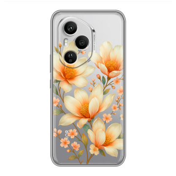 Силиконовый чехол на Honor 400 Pro с принтом Цветы