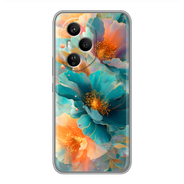 Силиконовый чехол на Honor 400 Pro с принтом Цветы