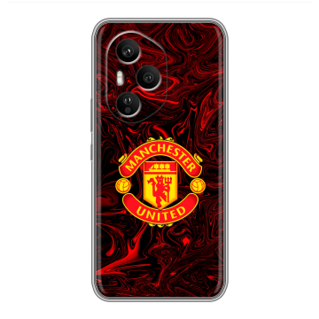 Силиконовый чехол на Honor 400 Pro с принтом Manchester United