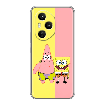 Силиконовый чехол на Honor 400 Pro с принтом Спанч боб Спанчбоб Силиконовый чехол на Honor 400 Pro с принтом Спанч боб Спанчбоб