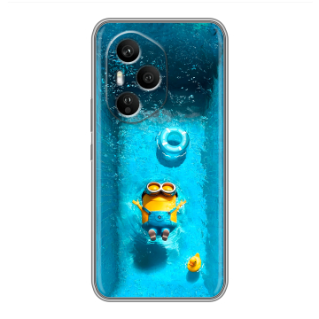 Силиконовый чехол на Honor 400 Pro с принтом Миньоны