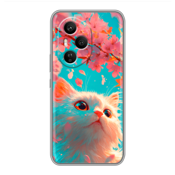 Силиконовый чехол на Honor 400 Pro с принтом Красивый кот