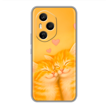 Силиконовый чехол на Honor 400 Pro с принтом Милые котята
