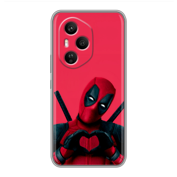 Силиконовый чехол на Honor 400 Pro с принтом Дедпул Deadpool Силиконовый чехол на Honor 400 Pro с принтом Дедпул Deadpool