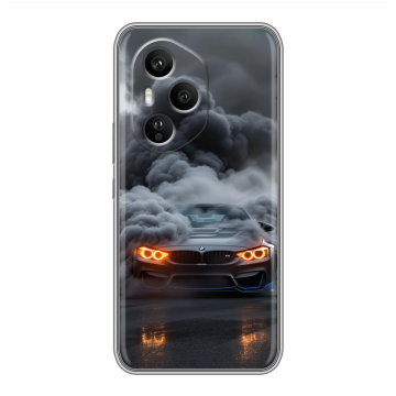 Силиконовый чехол на Honor 400 Pro с принтом BMW БМВ