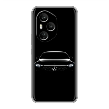 Силиконовый чехол на Honor 400 Pro с принтом Mercedes Мерседес Силиконовый чехол на Honor 400 Pro с принтом Mercedes Мерседес