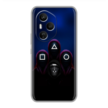 Силиконовый чехол на Honor 400 Pro с принтом Игра Кальмара