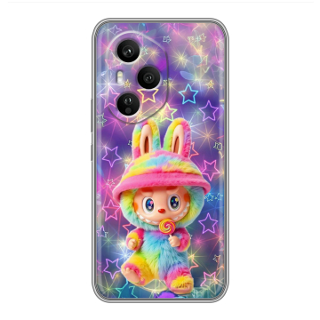 Силиконовый чехол на Honor 400 Pro с принтом Labubu Лабубу Силиконовый чехол на Honor 400 Pro с принтом Labubu Лабубу