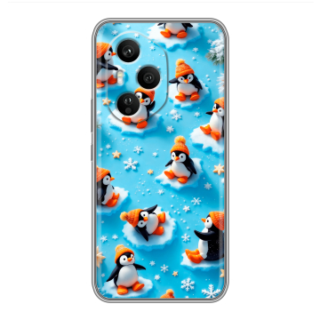 Силиконовый чехол на Honor 400 Pro с принтом Новый год