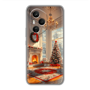 Силиконовый чехол на Honor 400 Pro с принтом Новый год