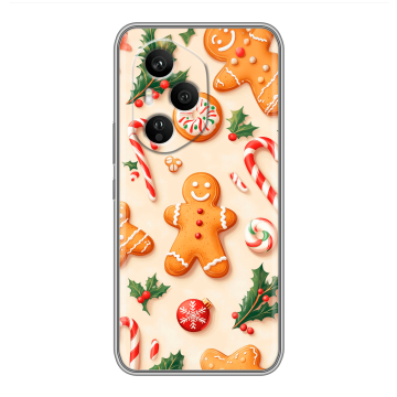 Силиконовый чехол на Honor 400 Pro с принтом Новый год
