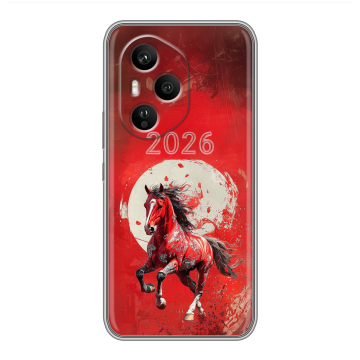 Силиконовый чехол на Honor 400 Pro с принтом Новый год