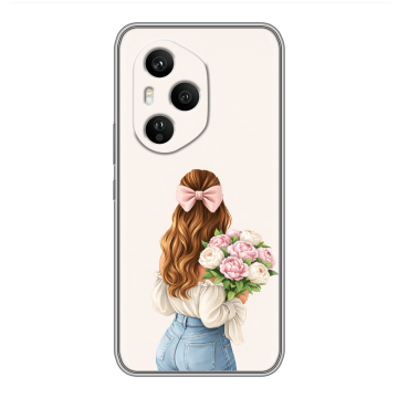 Силиконовый чехол на Honor 400 Pro с принтом женский