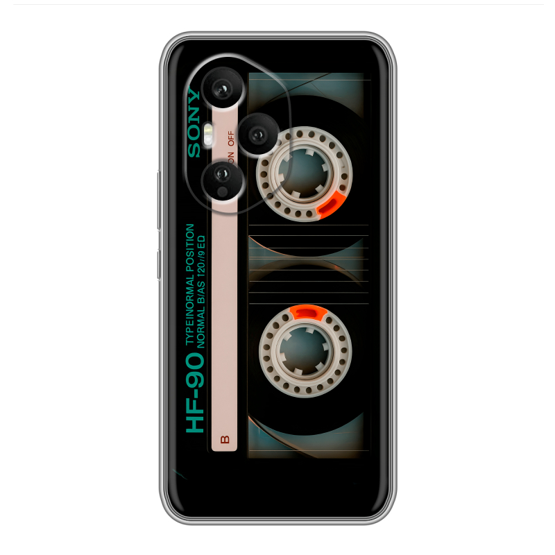 Силиконовый чехол на Honor 400 Pro с принтом Кассета Силиконовый чехол на Honor 400 Pro с принтом Кассета
