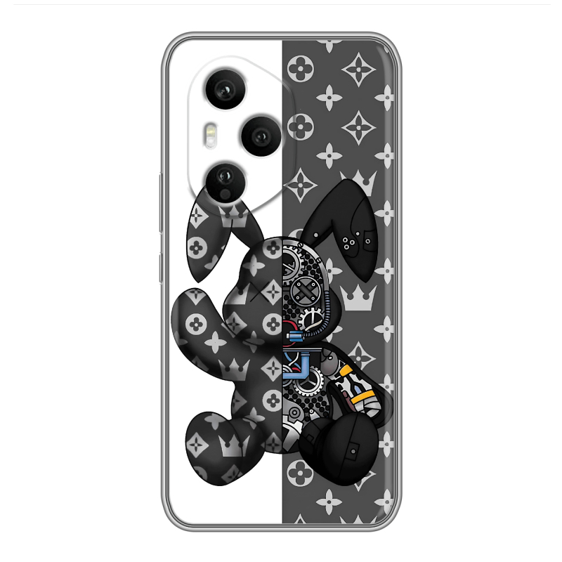 Силиконовый чехол на Honor 400 Pro с принтом Луи робот Силиконовый чехол на Honor 400 Pro с принтом Луи робот