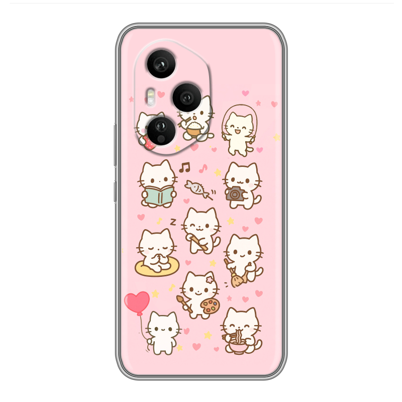 Силиконовый чехол на Honor 400 Pro с принтом Hello Kitty Хелоу Кити Силиконовый чехол на Honor 400 Pro с принтом Hello Kitty Хелоу Кити
